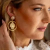 Élaine Perle Blanc Earrings - Image 2